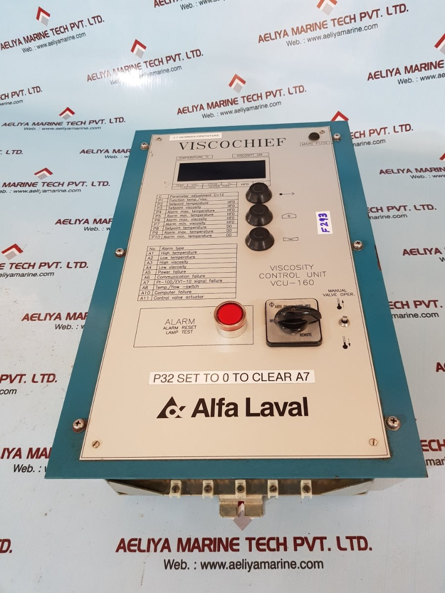 Floating Vcu Unit Alfa laval vcu-160 viscosity control unit – Aeliya Marine