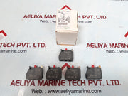 Set of 5x Schneider/telemecanique zbe-102 auxiliary contact block
