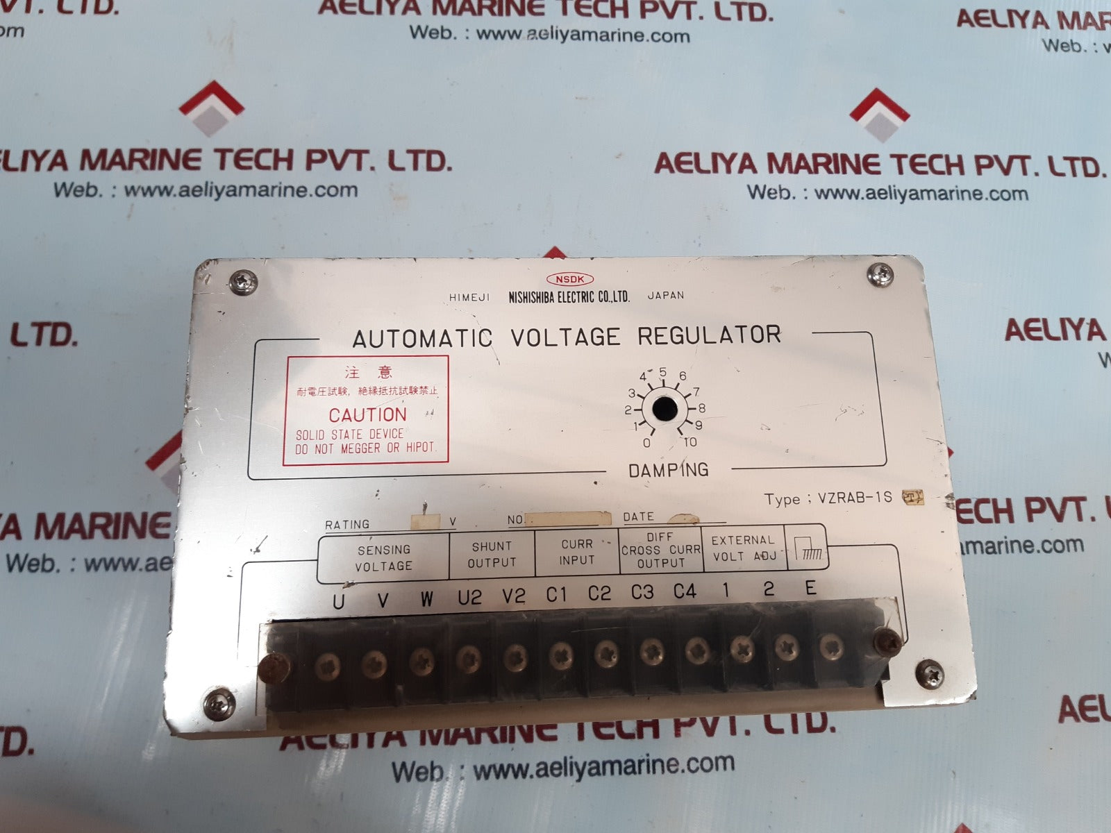 Nishishiba  vzrab-1s (pt) automatic voltage regulator