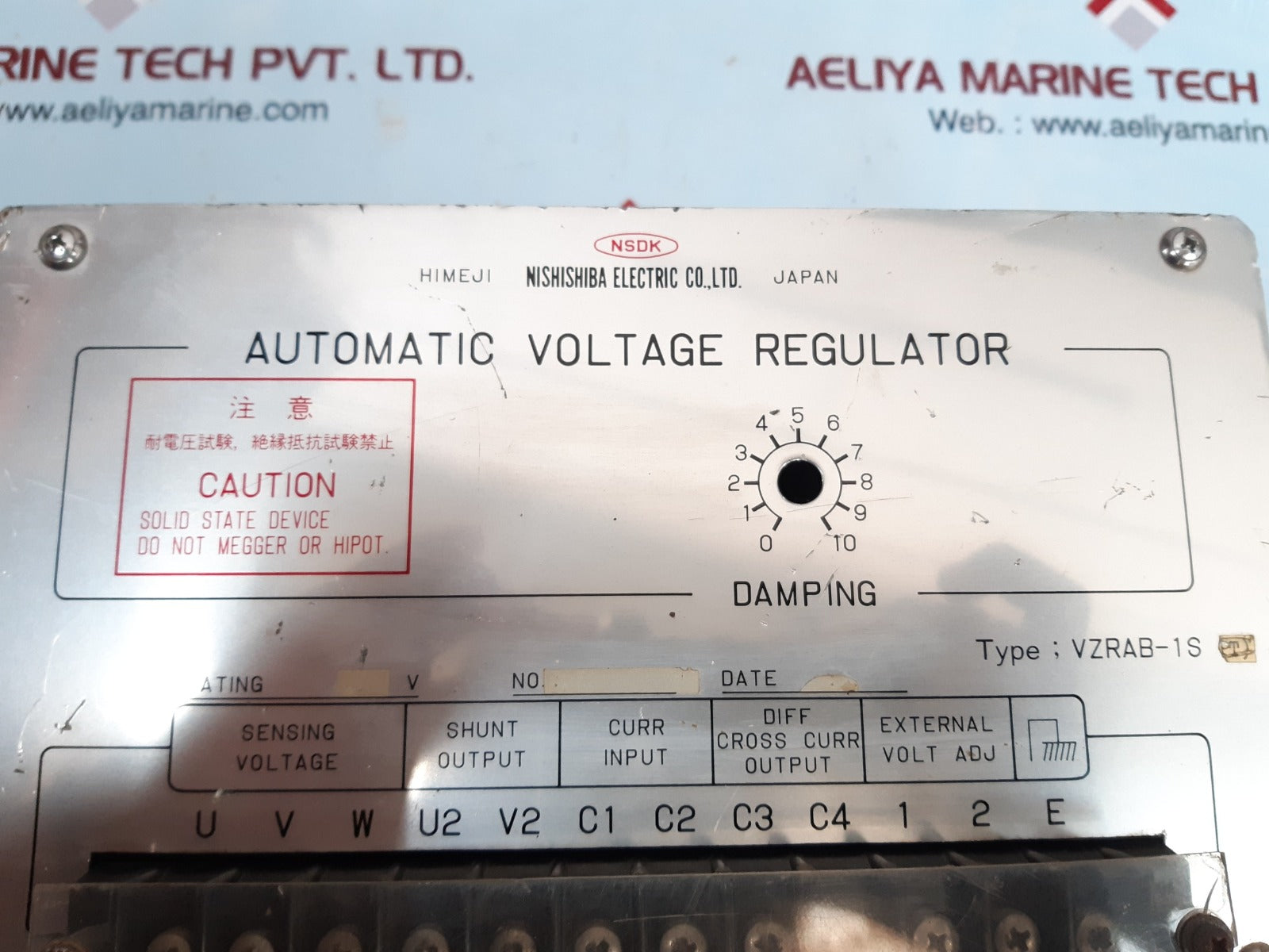 Nishishiba  vzrab-1s (pt) automatic voltage regulator