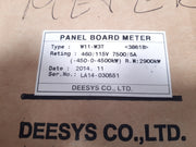 Deesys W11-w3T Panel Board Meter -450-0-4500Kw S/N La14-030551