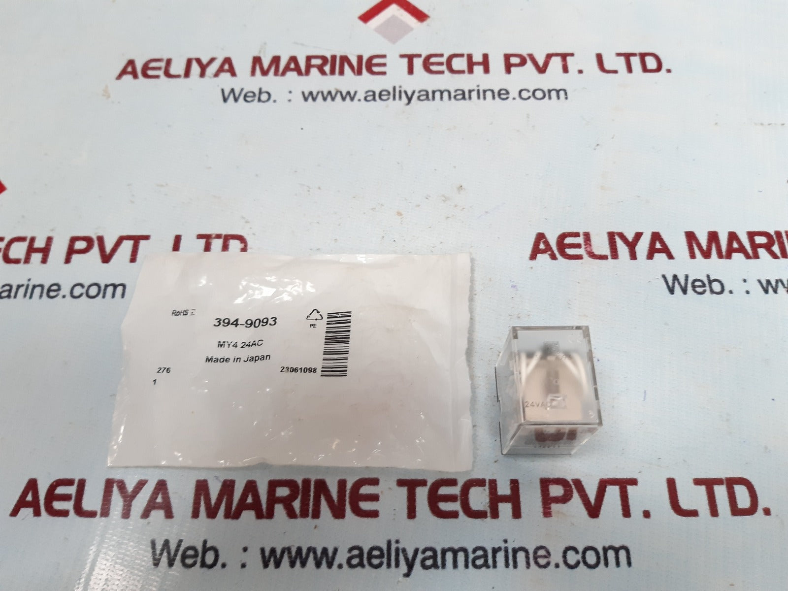 Lot Of 9X Rs 394-9093 Relay Module My4 24Ac