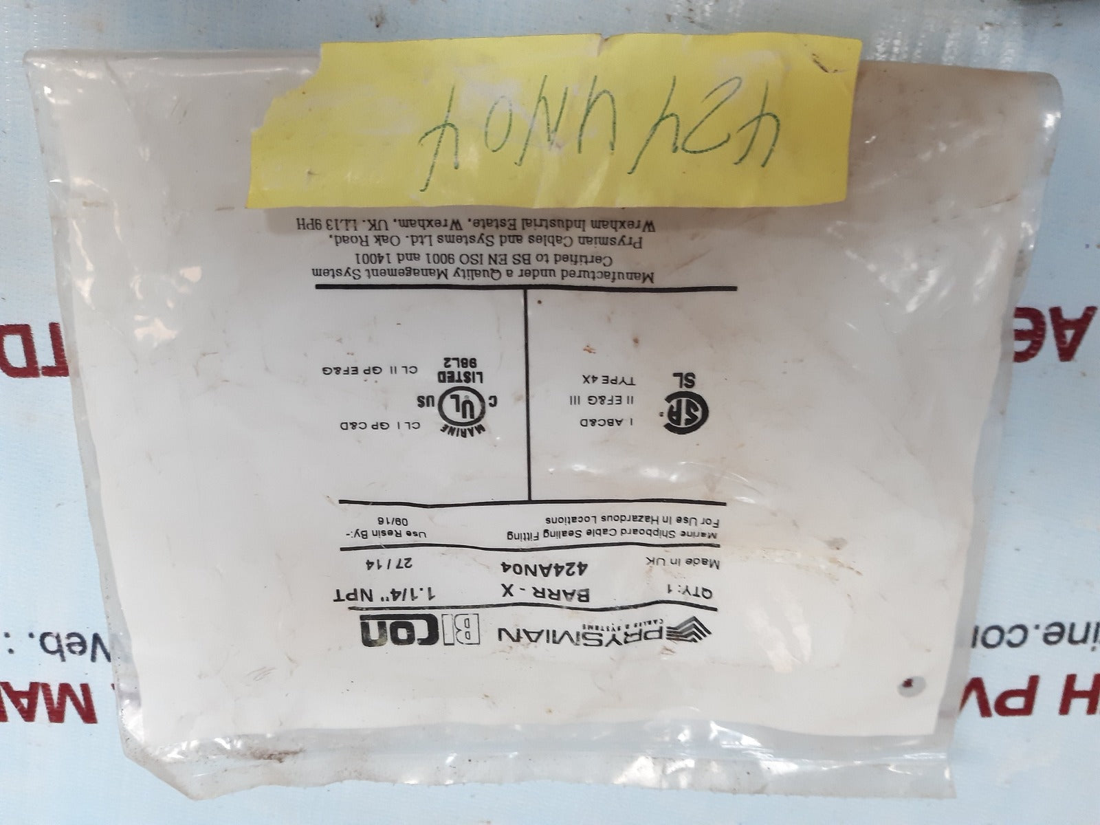 Prysmian barr-x 424an04 cables & systems
