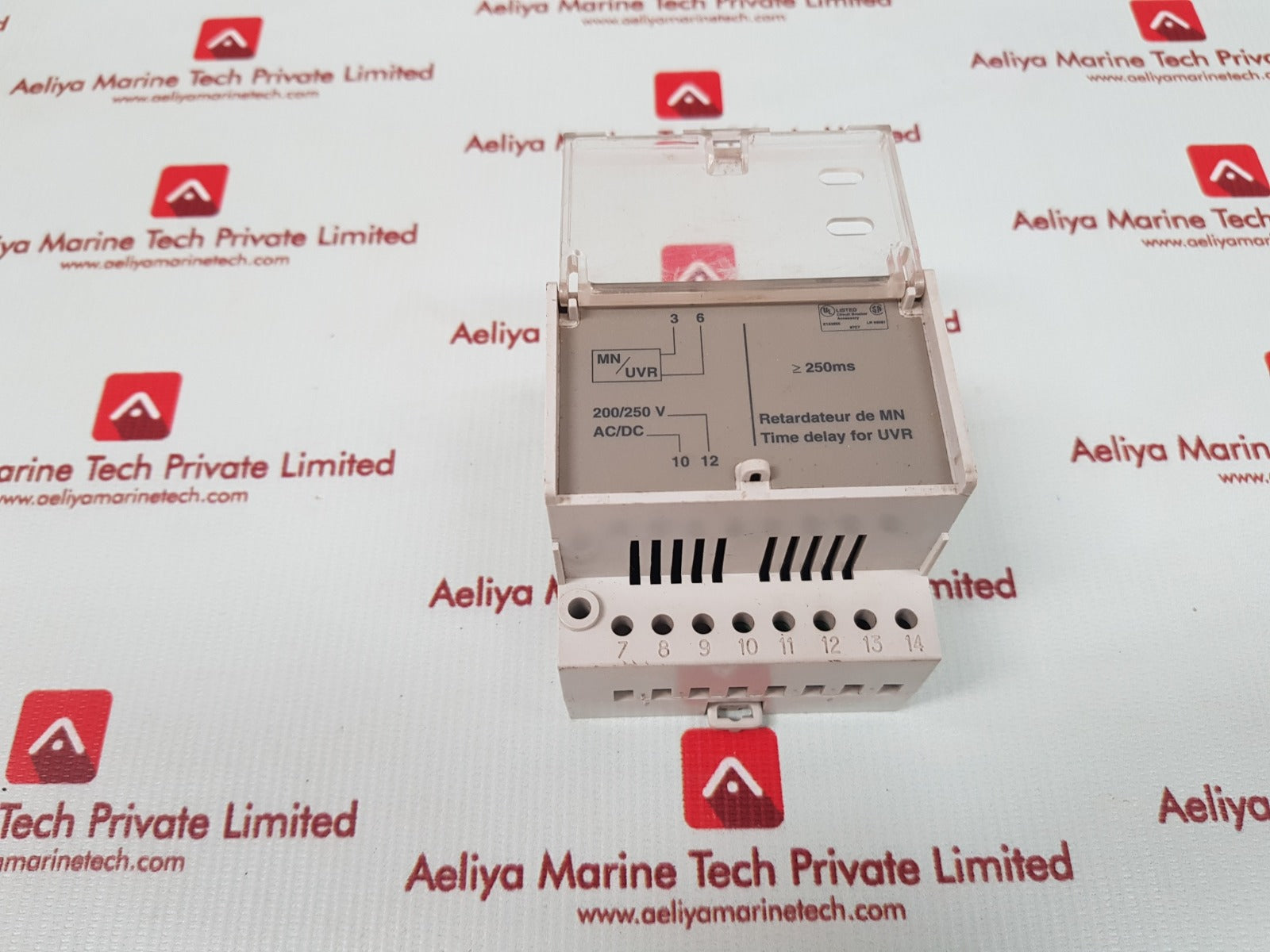 Retardateur mn Time delay unit for uvr 200/250 v