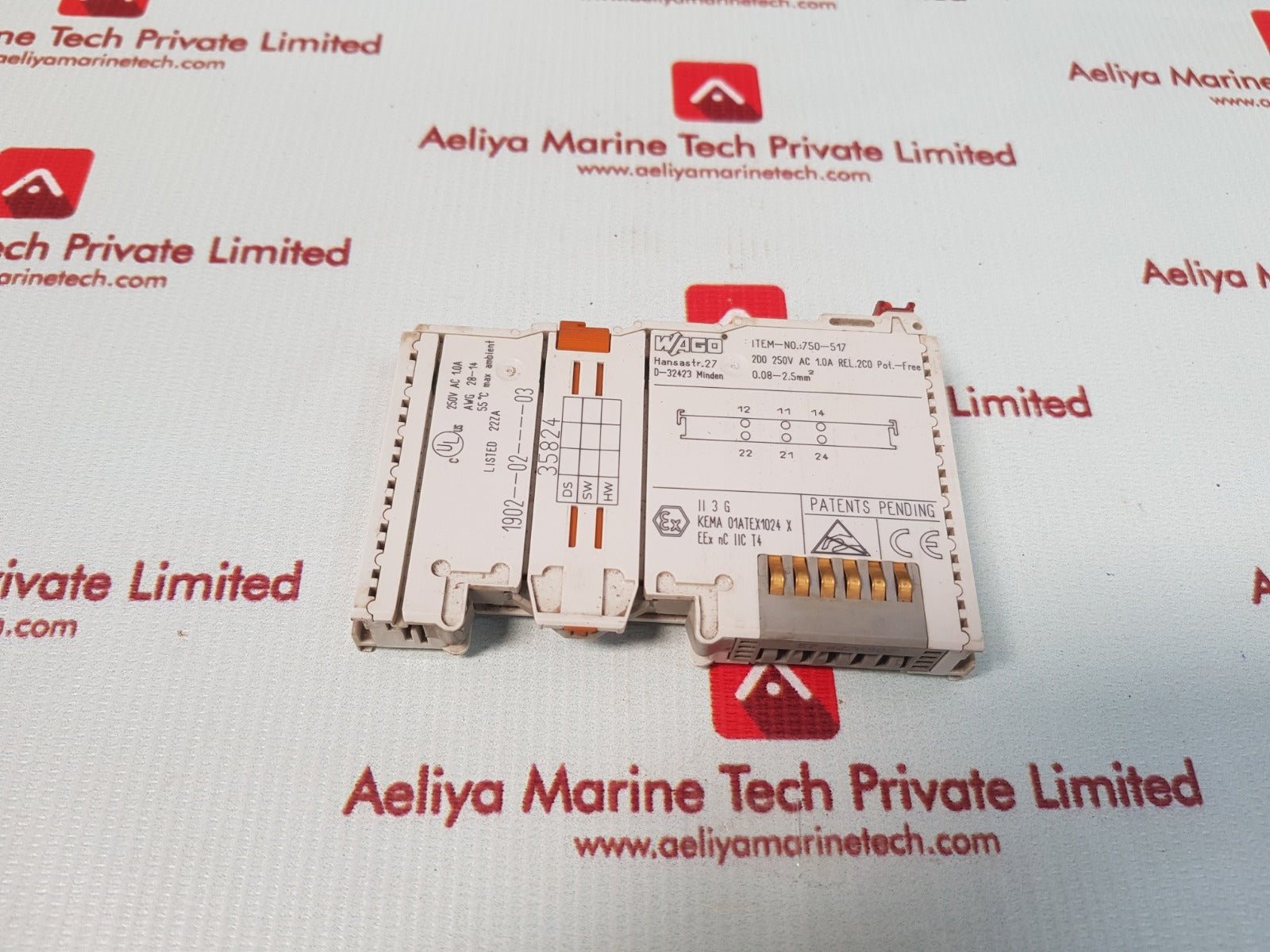Wago 750-517 2 channel relay output module