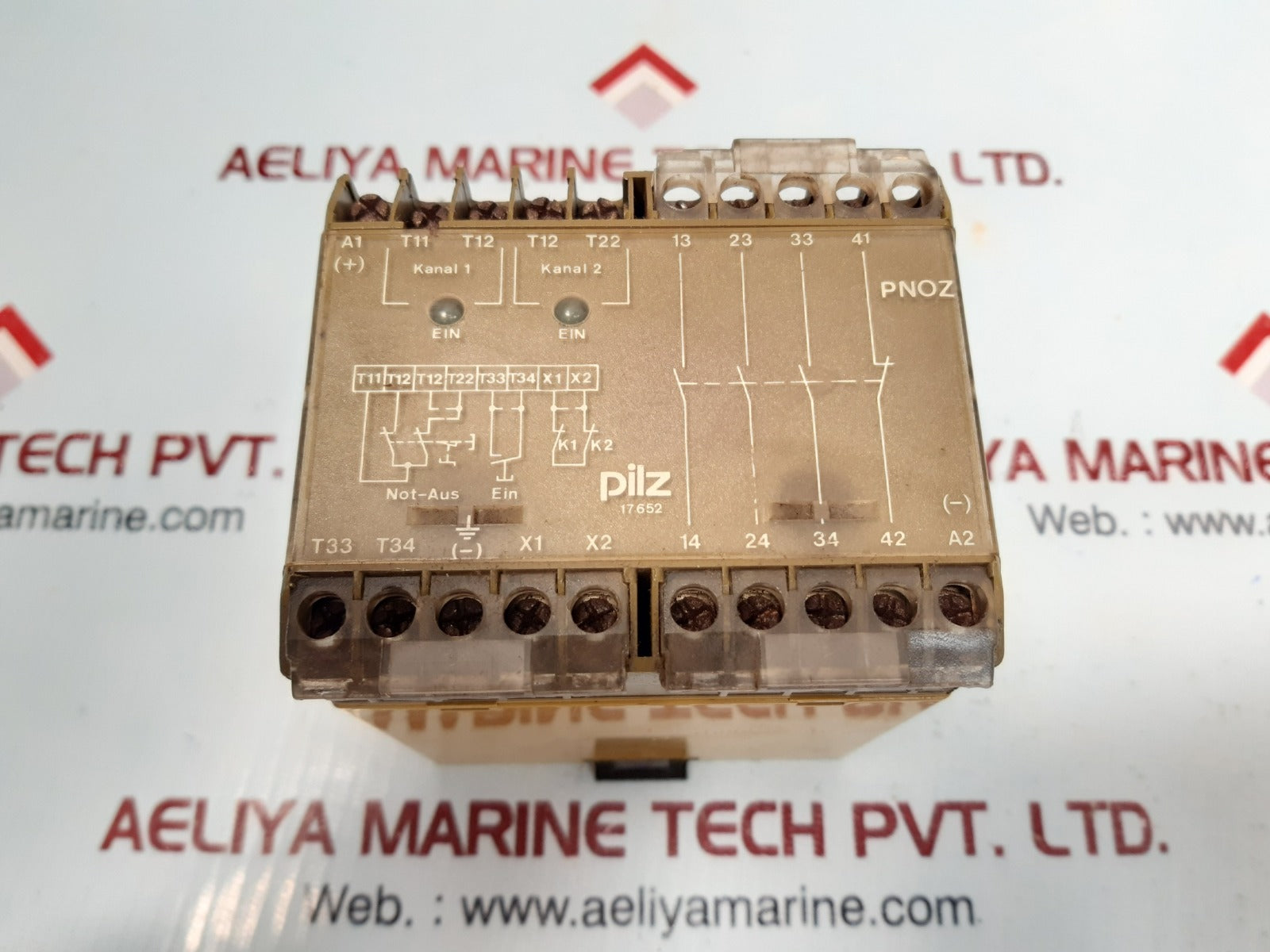 Pilz pnoz 110vac 3s 1o safty relay 474630