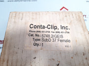 Conta-clip subd 37 female interface module 5748.2