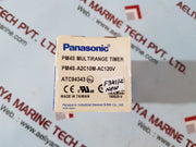 Panasonic Pm4S-a2C10M-ac120V Multirange Timer 100-120V~