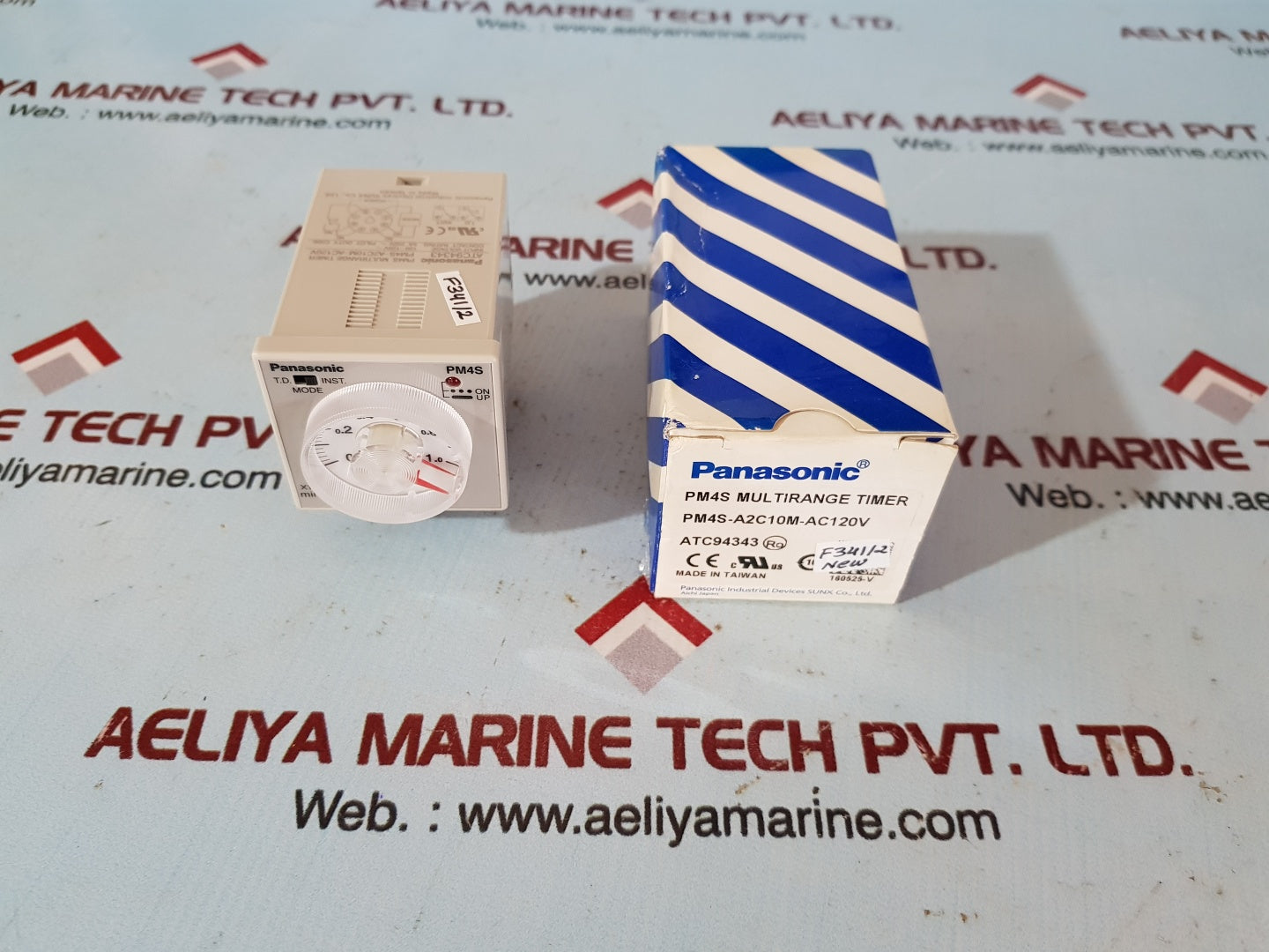 Panasonic pm4s-a2c10m-ac120v multirange timer