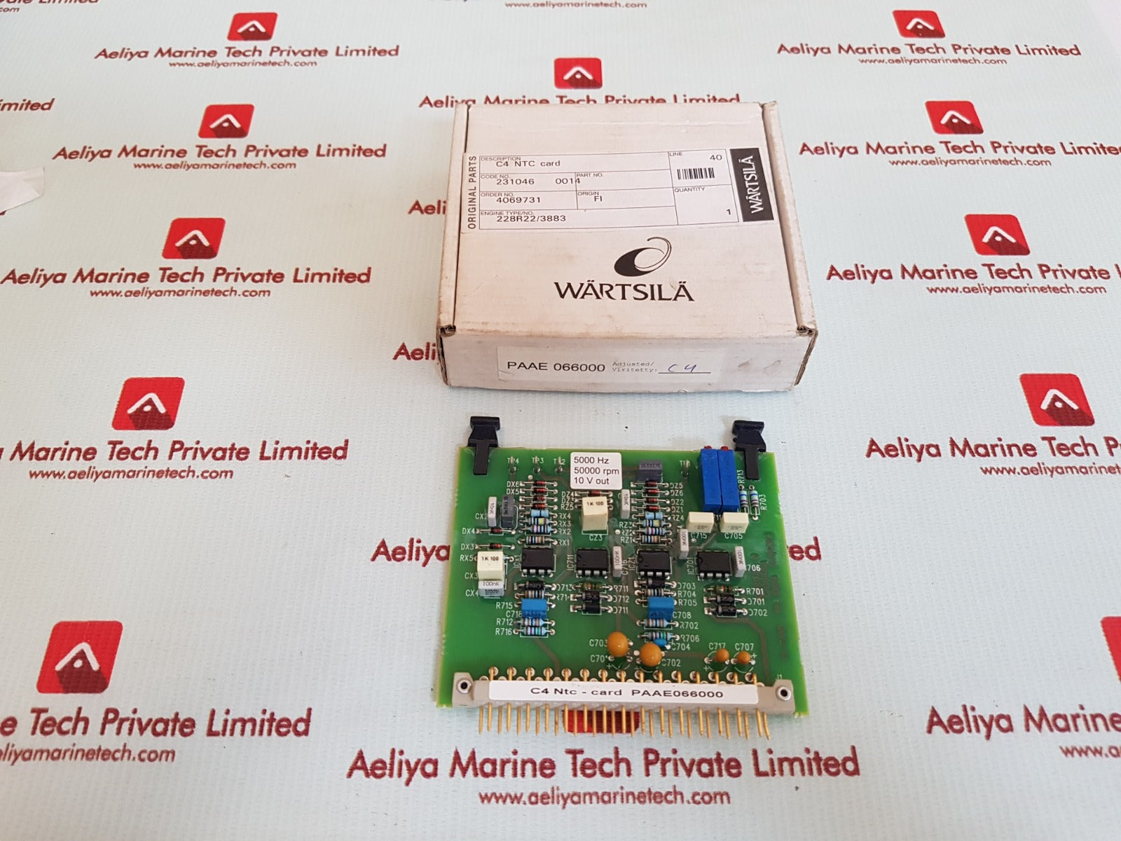 Wartsila c4 ntc card paae066000
