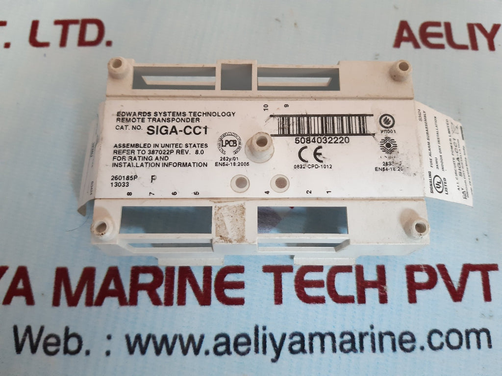 Edwards Est siga-cc1 module – Aeliya Marine