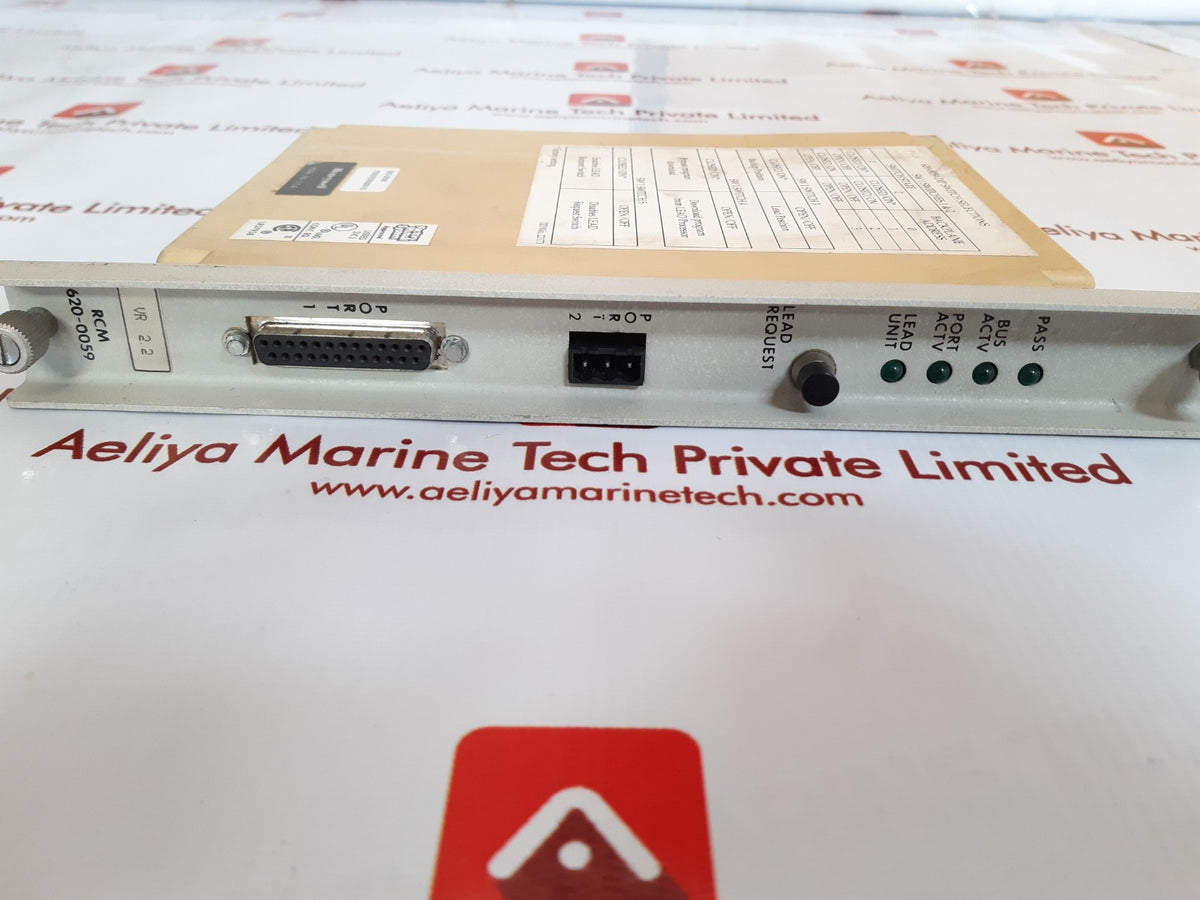 Honeywell rcm 620-0059 vr 2.2 redundancy control module – Aeliya Marine