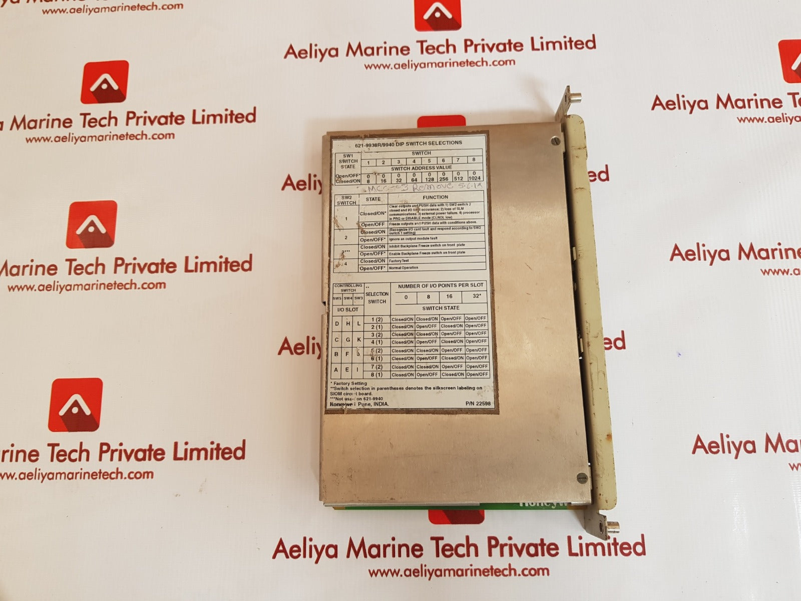 Honeywell 621-9938r serial i/o module 621-9938r/9940 