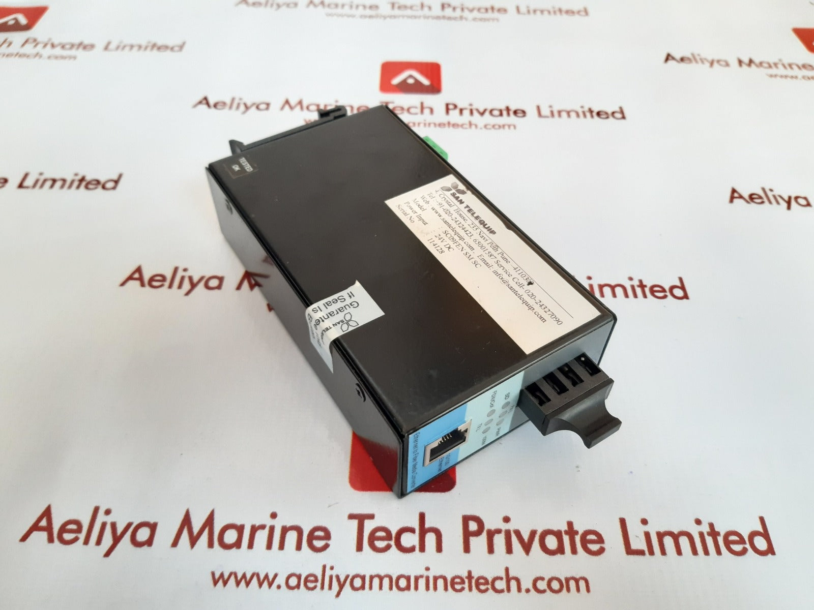 San telequip sc09fen sm sc ethernet to fiber media converter