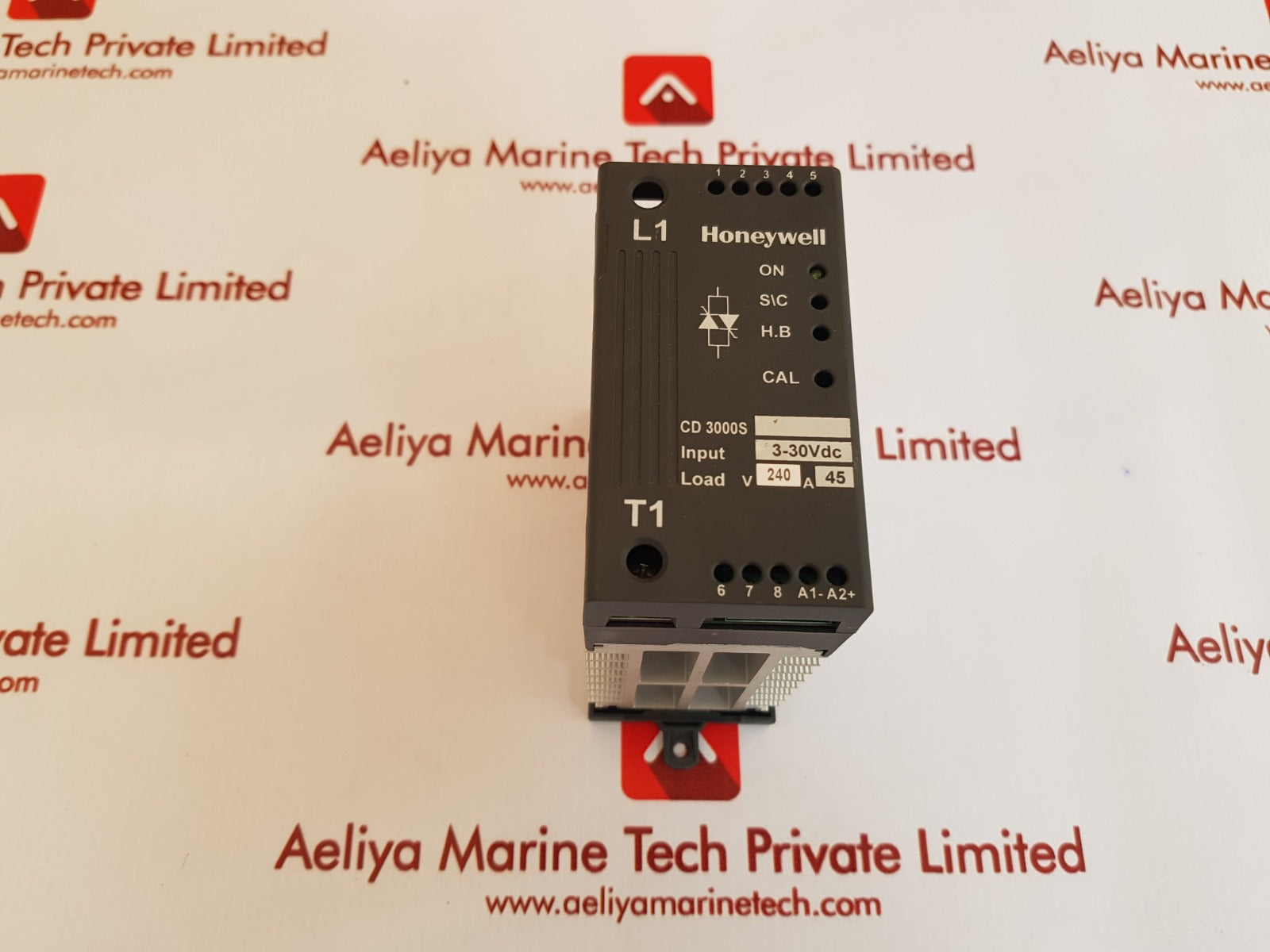 Honeywell cd 3000s 1ph/45a/230v/240v/no/ssr/zc/ef solid state thyristor unit