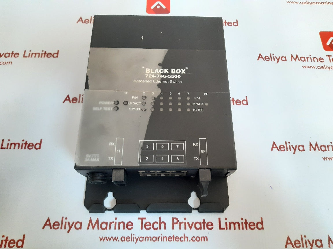 Black box 724-746-5500 hardened ethernet switch lb9901a