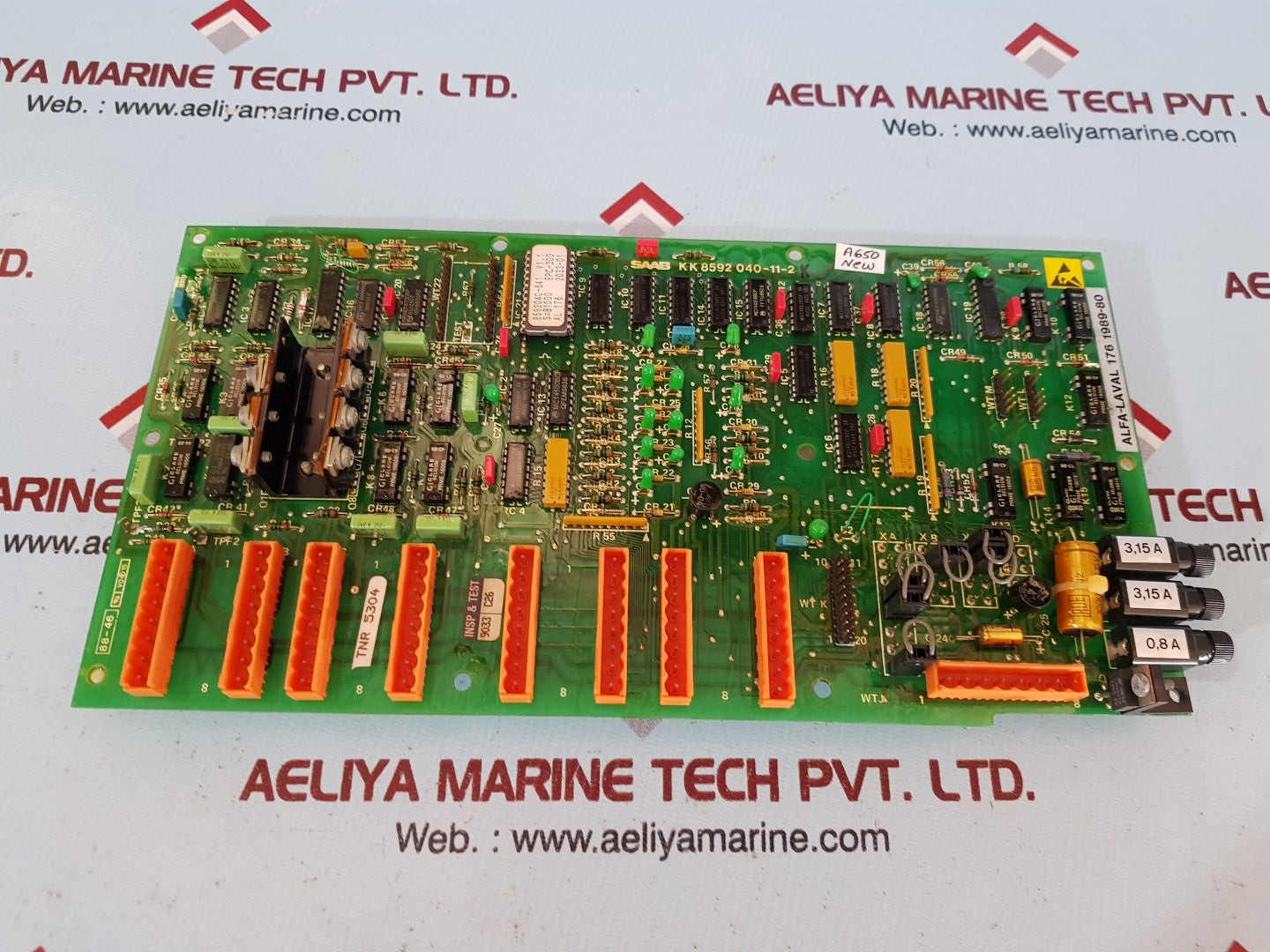 Alfa-laval 176 1989-80 saab kk8592 040-11-2k pcb card
