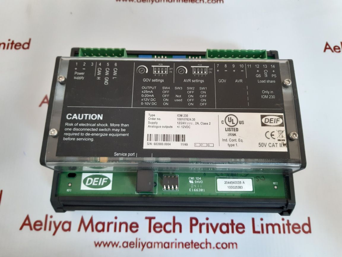 Deif iom230 i/o module Used 