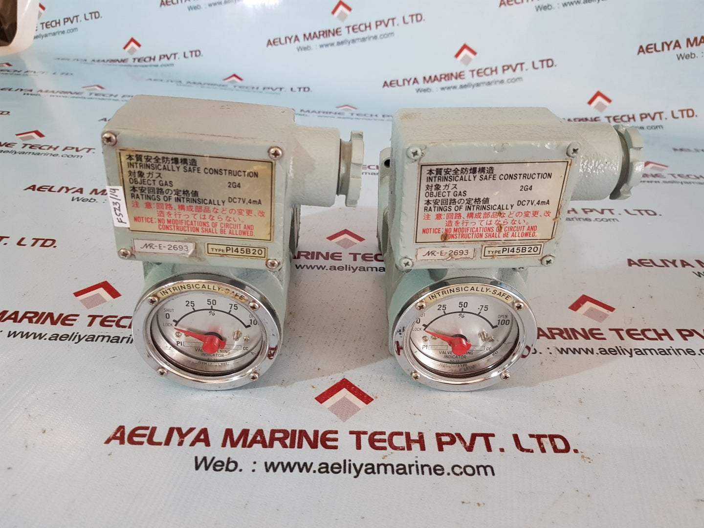 Oval pi45b20 valve opening indicator