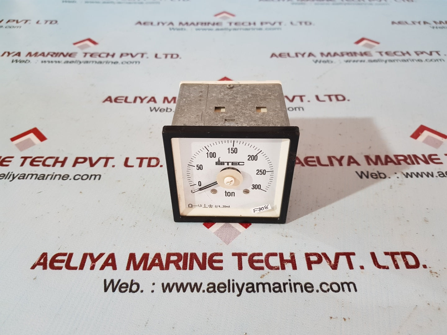 Hitec 0/4...20ma panel meter 0 to 300 ton