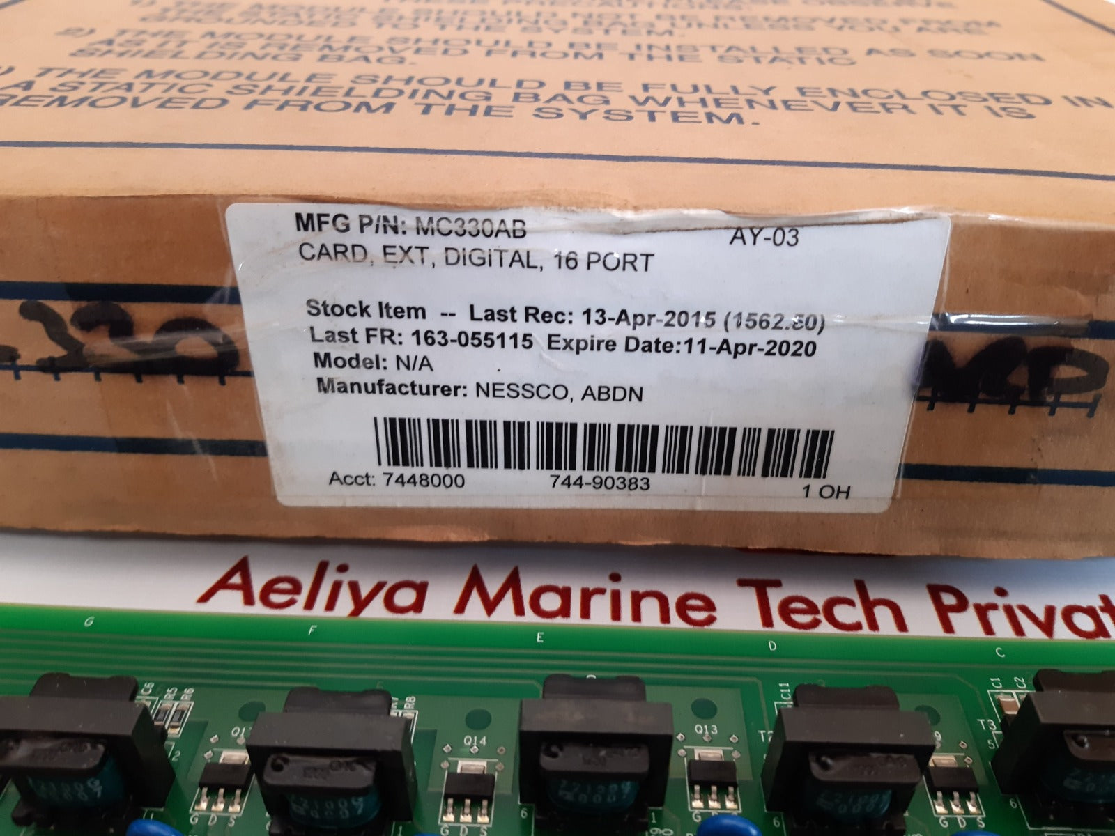 Mitel mc330ab dni line card 