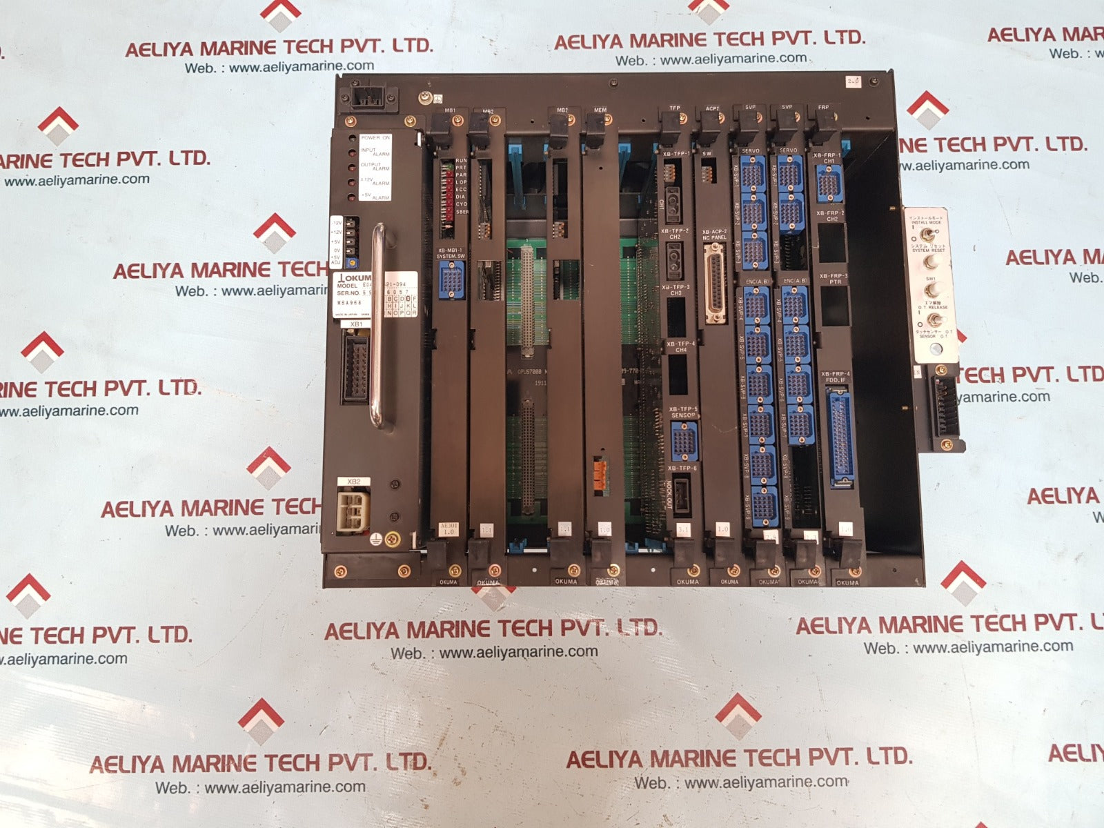 Okuma opus 7000 e7191-855-019-2 cpu/if rack 12 e0451-521-094