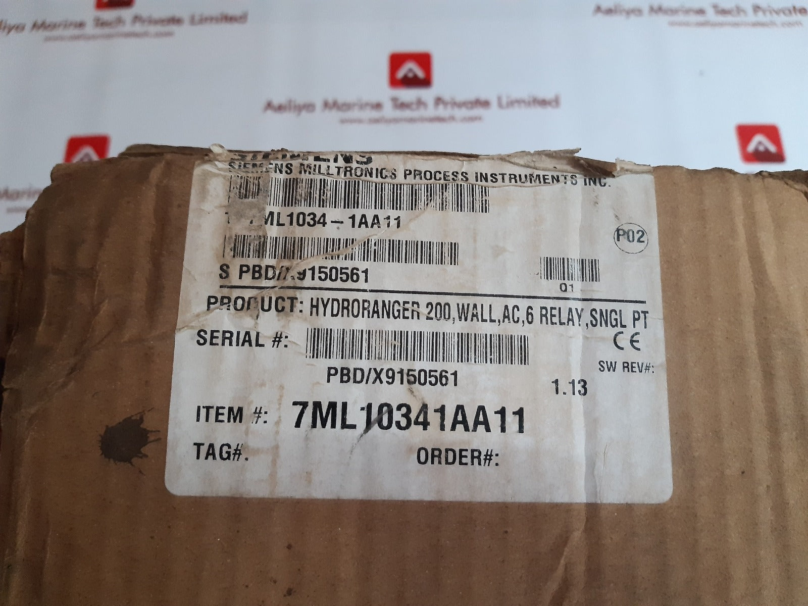 Siemens milltronics hydroranger 200 ultrasonic level controller 7ml1034-1aa11