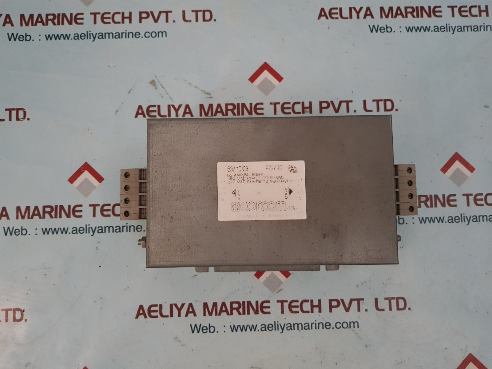 Corcom 63ayc10b emi filter 