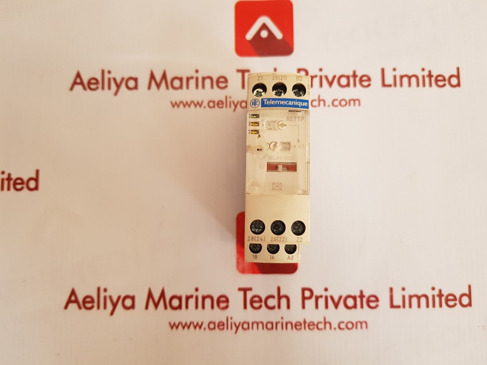 Telemecanique Re7Tp13Bu Adjustable On-delay Timing Relay