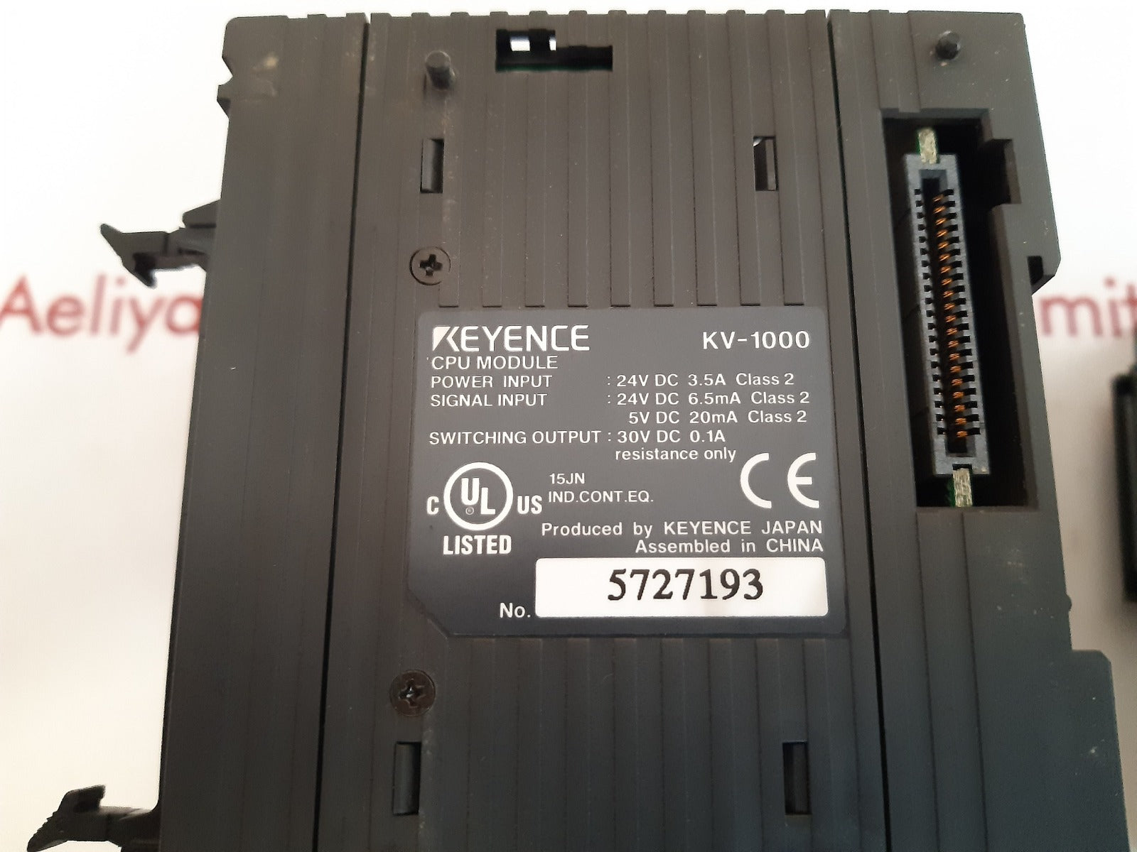 Keyence kv-1000 cpu module kv-b16xa ,kv-b16ta module