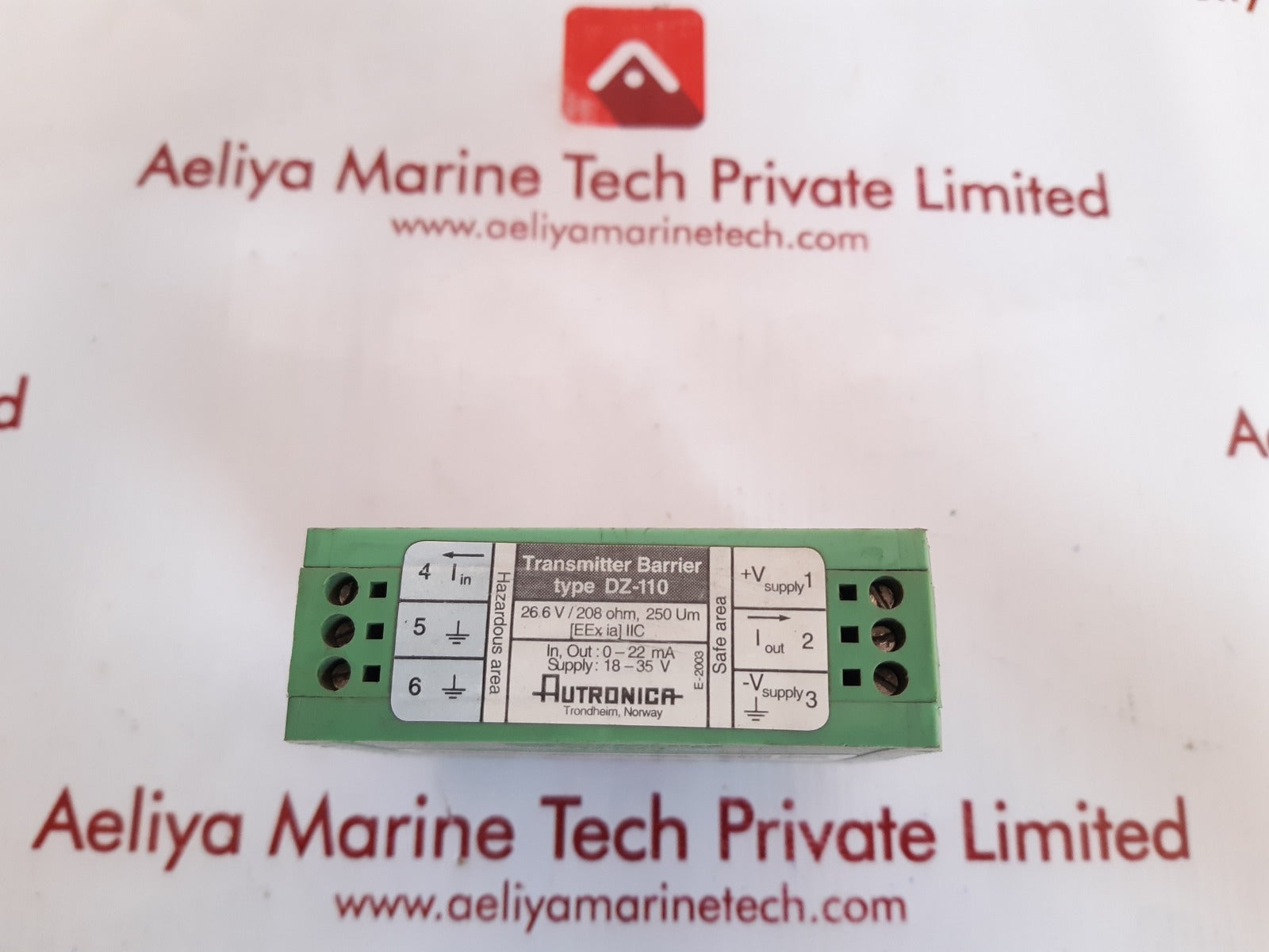 Autronica dz-110 transmitter barrier