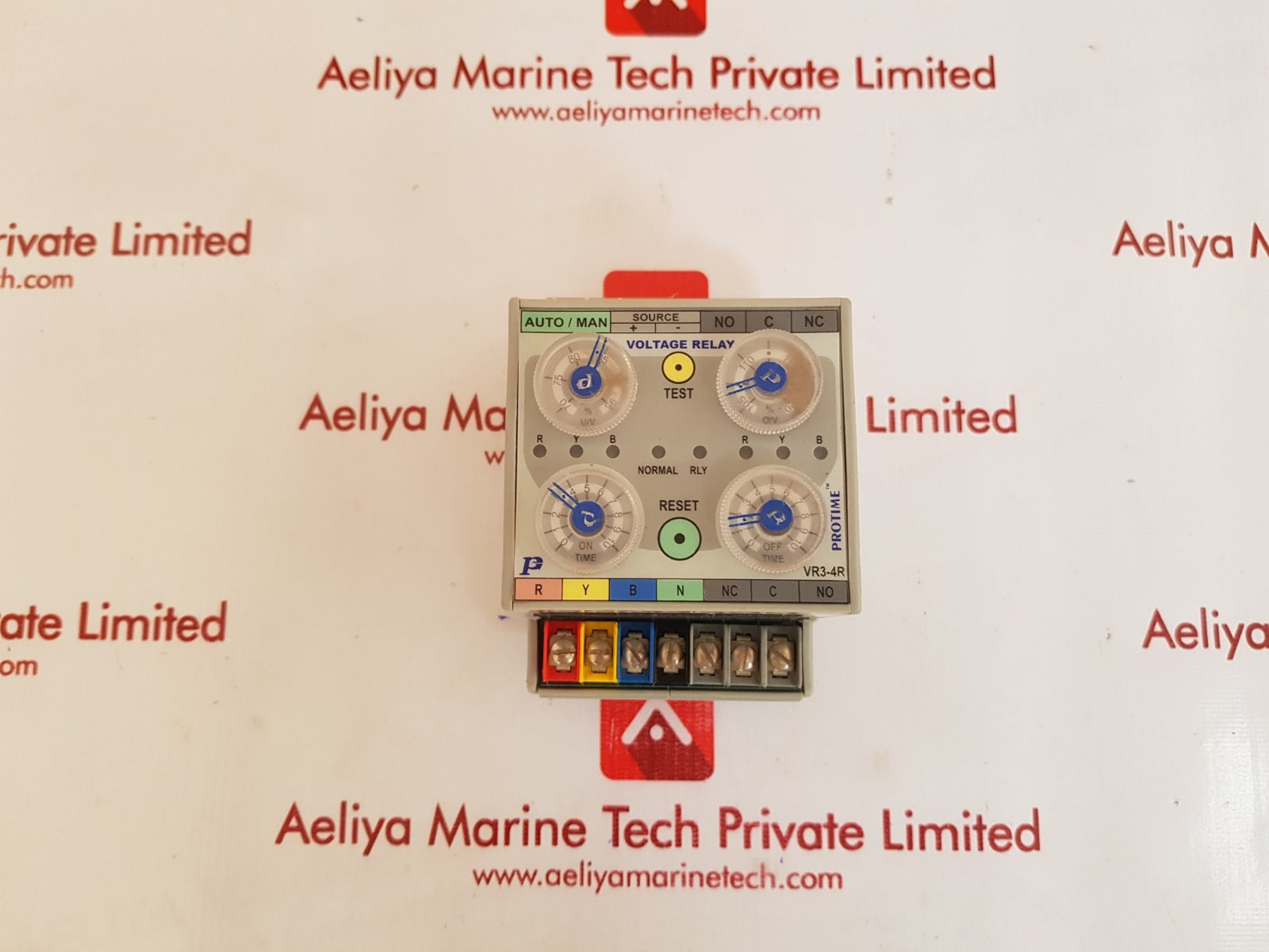 Protech Vr3-4R Voltage Relay 10 Sec 230V Ac