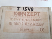 Kuhnke Ki 1540.2 Current Monitoring Relay 6A/250V Ac