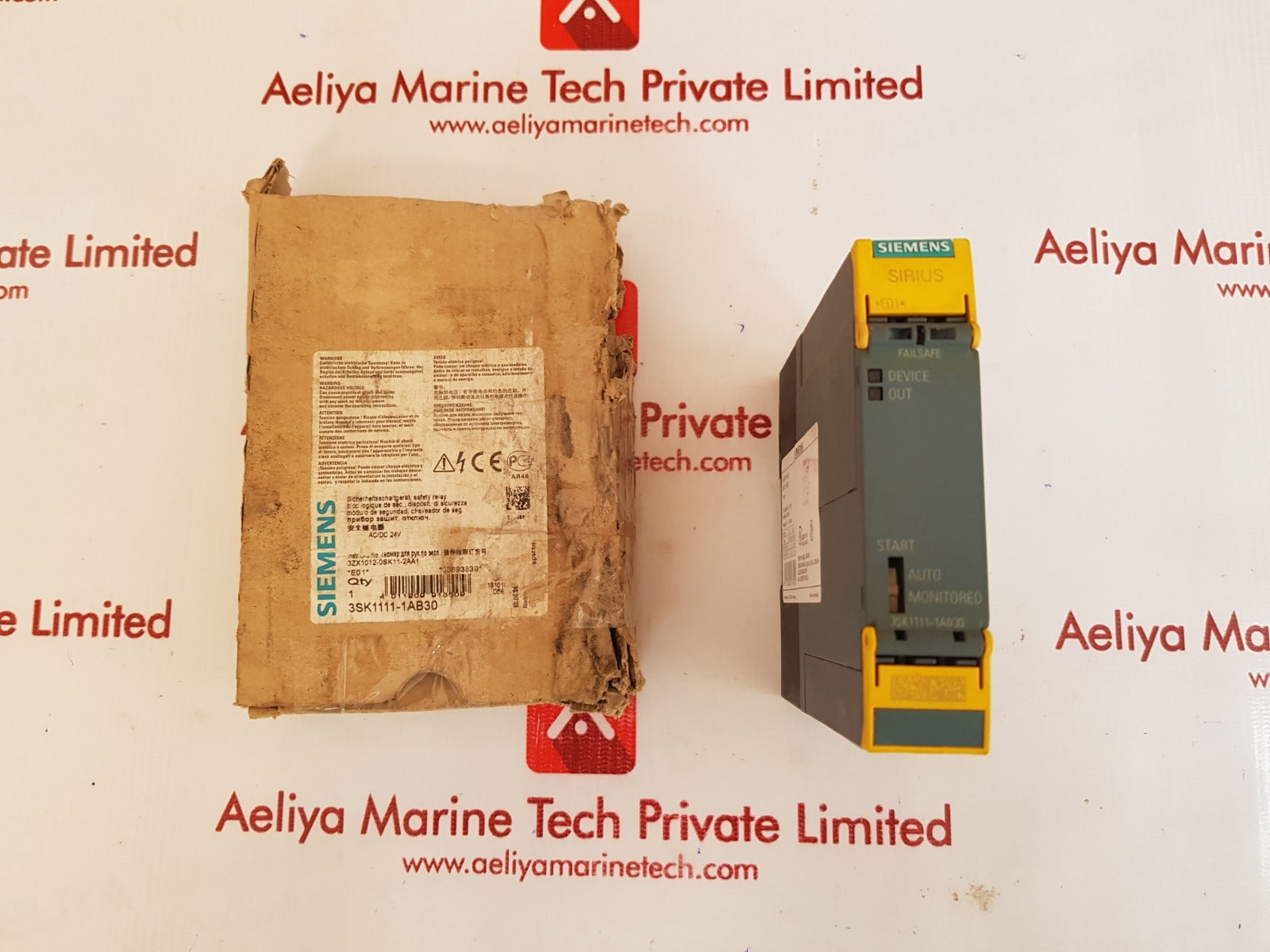Siemens 3sk1111-1ab30 safety relay