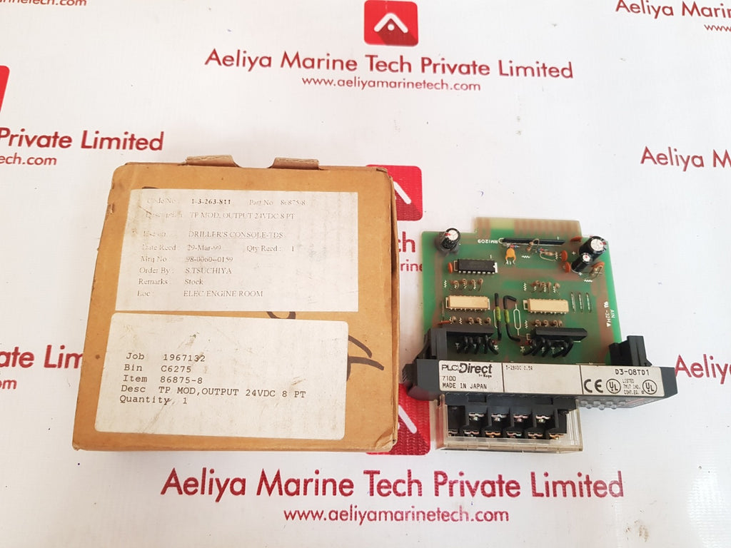 Automation direct d3-08td1 output module – Aeliya Marine