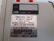Abb tb82 hart conductivity transmitter tb82te2110012