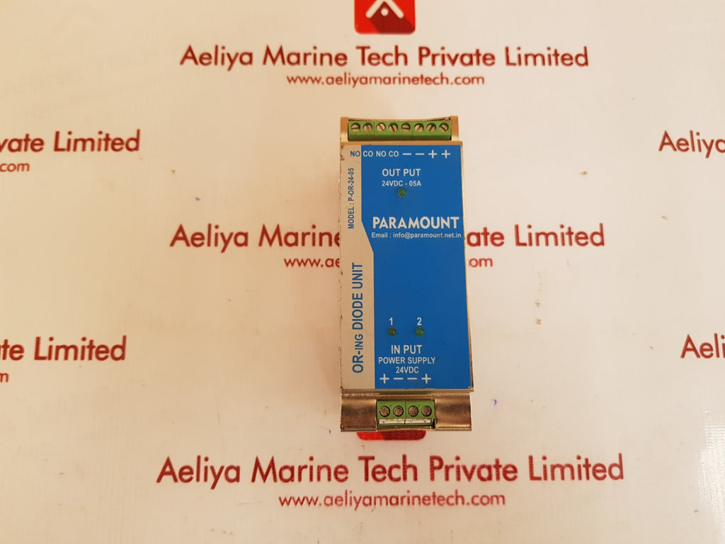 Paramount p-or-24-05 or-ing diode unit – Aeliya Marine