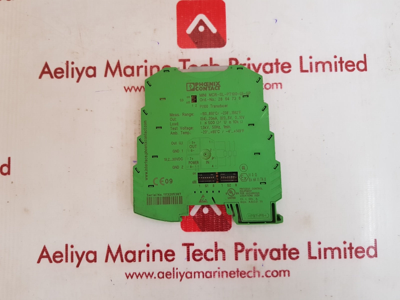 Phoenix contact mini mcr-sl-pt100-ui-sp transmitter 2864736