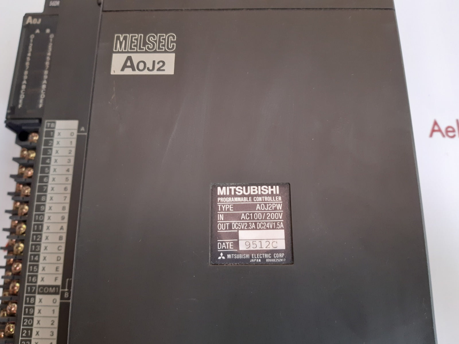 Mitsubishi a0j2pw programmable controller