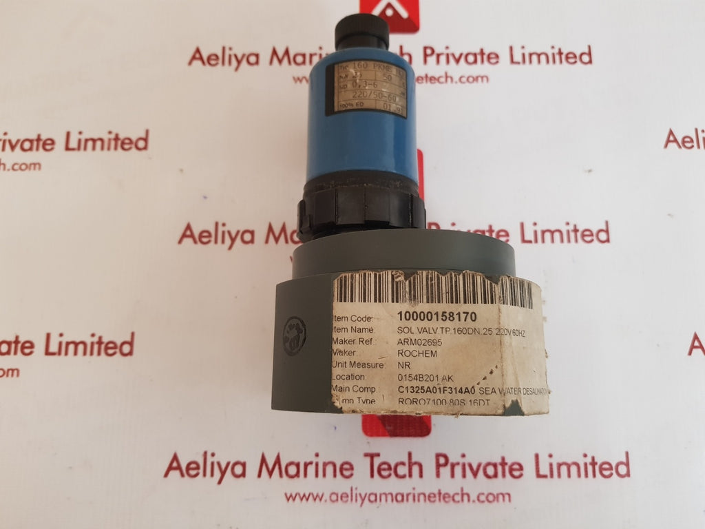 Rochem 160 solenoid valve – Aeliya Marine