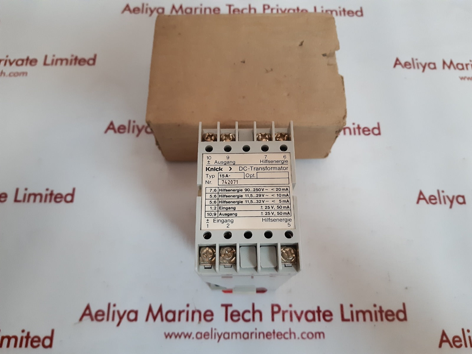 Knick 15 a dc-transformator