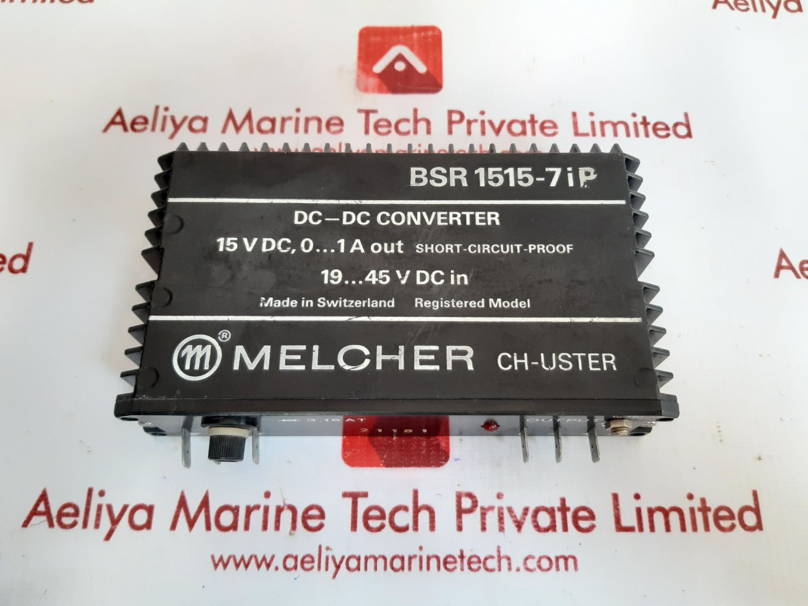 Melcher bsr 1515-7ip dc-dc converter (Used)