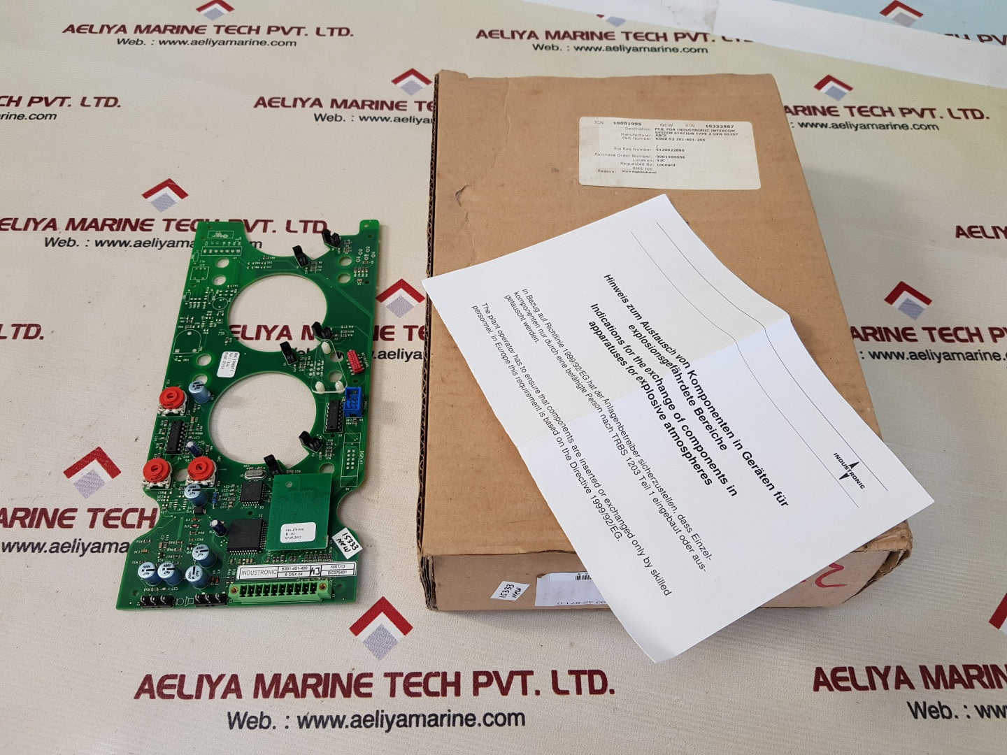 Industronic 301-401-400 pcb card