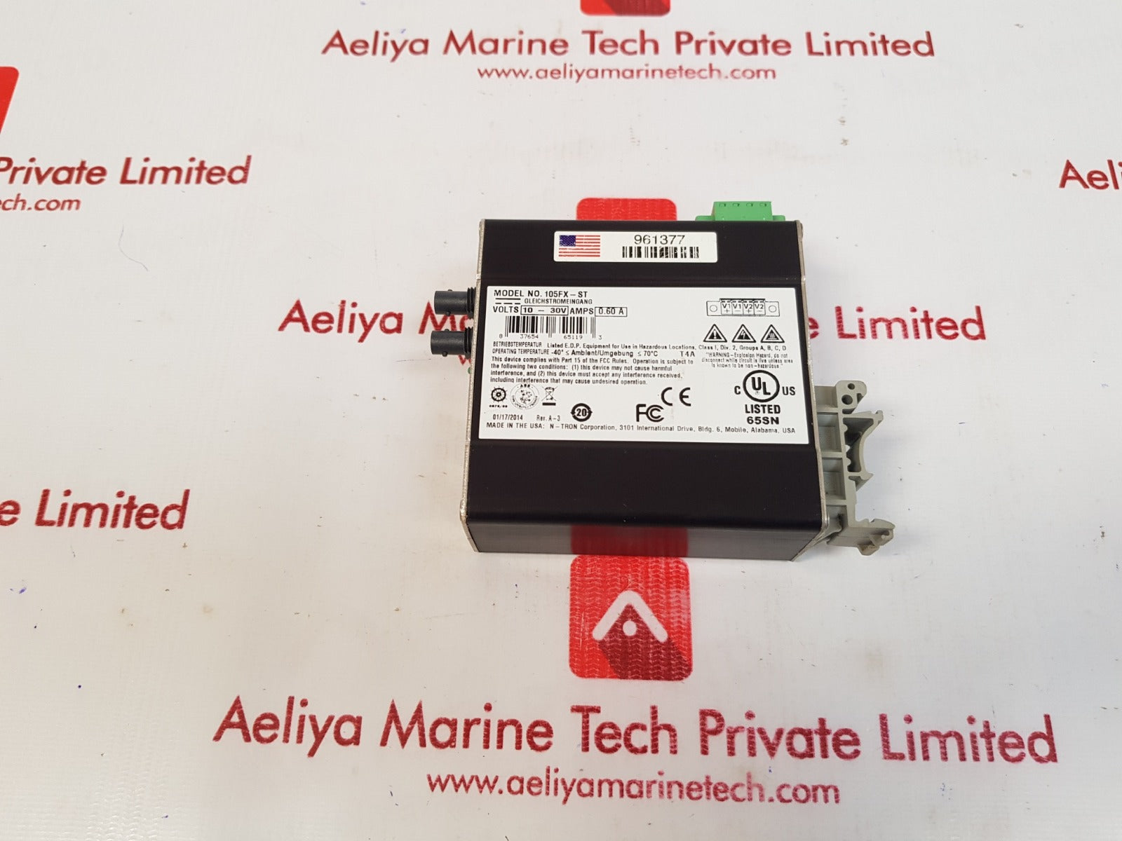 N-tron 105Fx-st Industrial Ethernet Unmanaged Switch 10-30V 0.60A