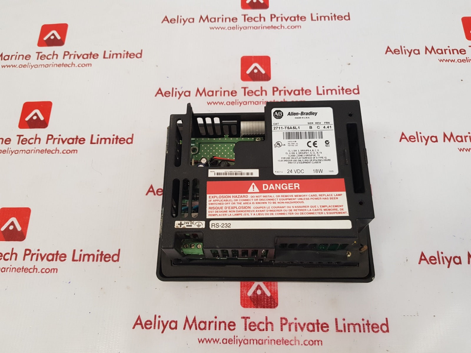 Allen bradley 2711-t5a5l1 rev b rev c panelview 550 panel 