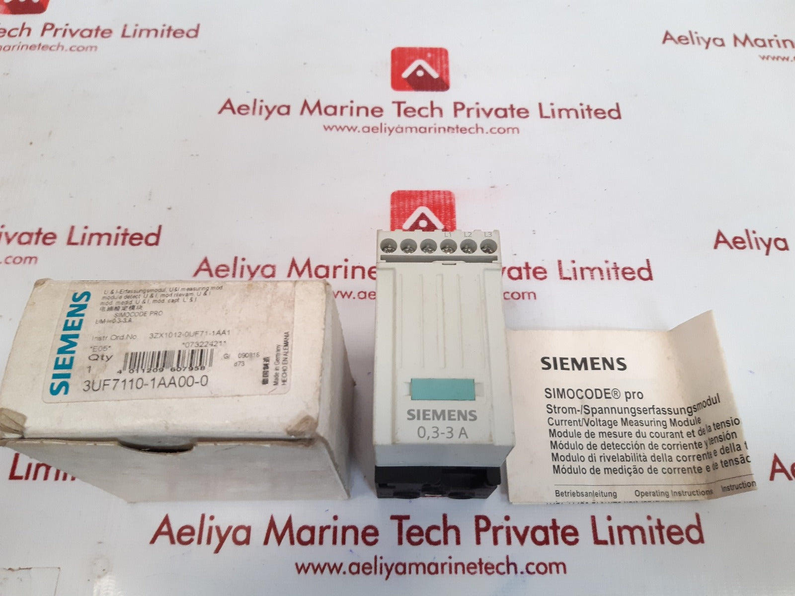 Siemens 3uf7110-1aa00-0 voltage measuring module 