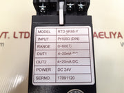 Sin Woo S-con Rtd-9R88-y Isolated Temperature Signal Converter 24V