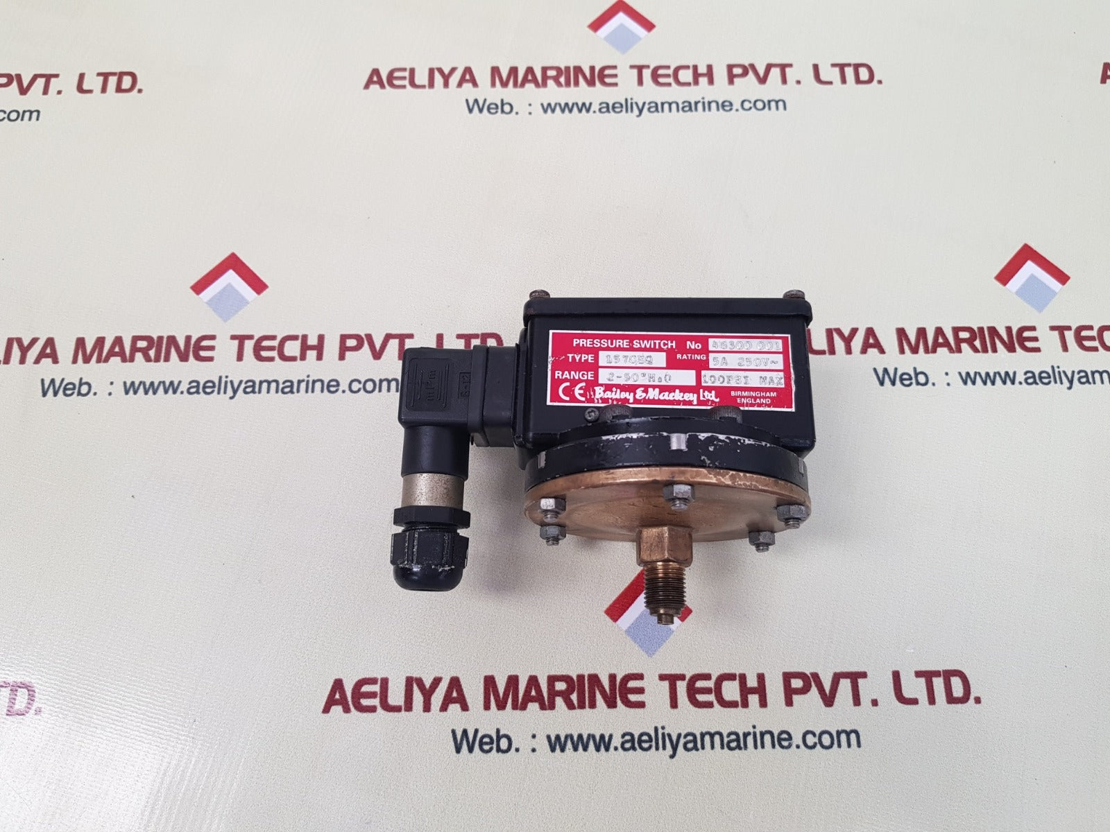 Bailey & mackey 157ceq pressure switch 46300 001