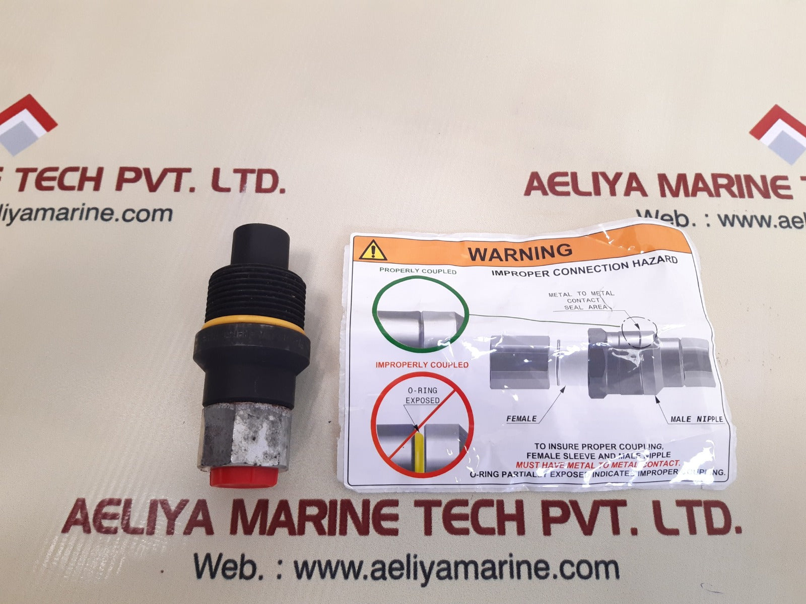 Stucchi m-vep9p 3/8 npt a 14 hydraulic quick disconnect coupler 