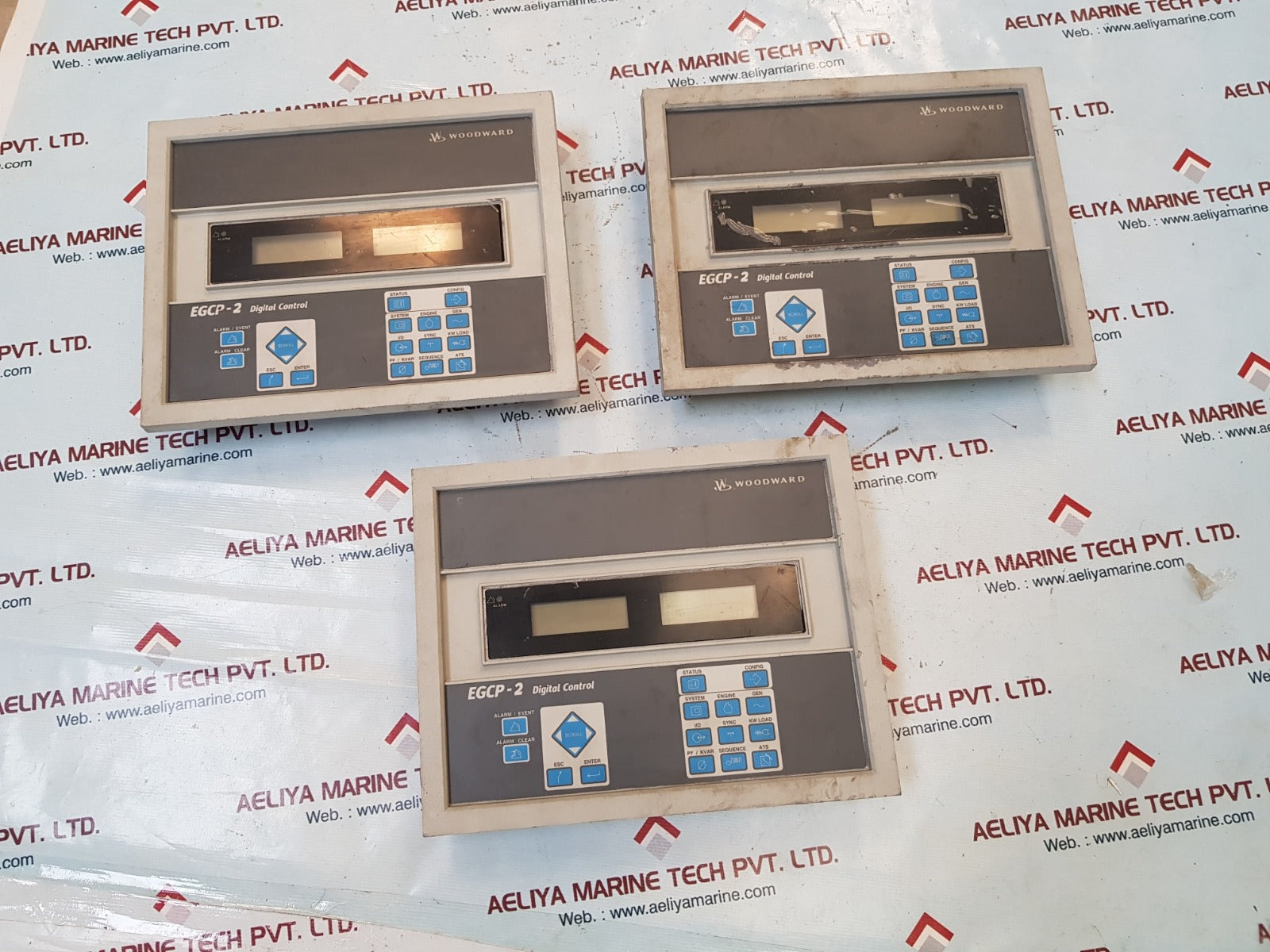 Woodward 8406-120 egcp-2 digital control rev g